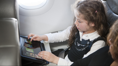 iPads on a plane