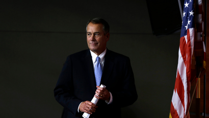 What now? House Speaker John Boehner is running out of options.