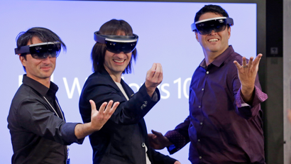 Microsoft executives HoloLens
