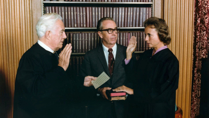 The "young cowgirl" who became the first woman US Supreme Court justice.