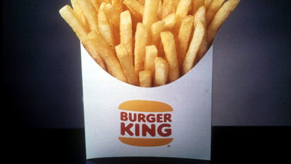 A packet of Burger King fries