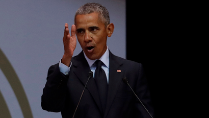 Barack Obama delivers Nelson Mandela lecture, warning about inequality in global economy
