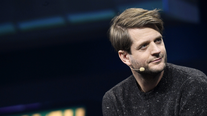 Sebastian Siemiatkowski, CEO and co-founder of Klarna, attends the opening of the Slush 2018 start-up and technology event, where start-ups and tech talent meet with top-tier international investors, in Helsinki, Finland