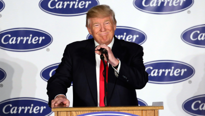 Donald Trump Carrier plant jobs