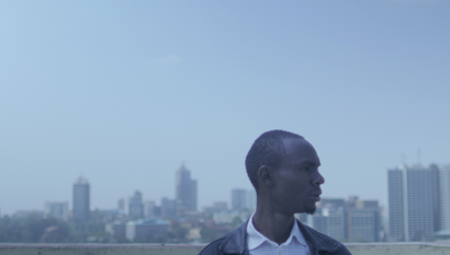 Ibrahim Muchemi as Detective Nick Salat in the Kenyan web series "Tuko Macho."