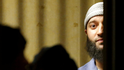 Adnan Syed leaves the courtroom on March 29