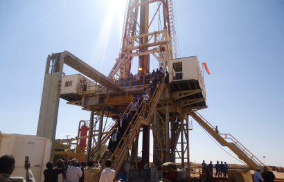 An exploratory well in Somalia