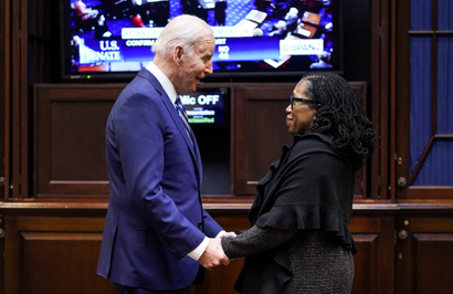 Joe Biden congratulates Ketanji Brown Jackson