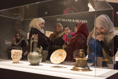 Syrian refugee children visiting Aga Khan Museum in Toronto