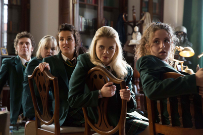 The cast of UK comedy "Derry Girls"