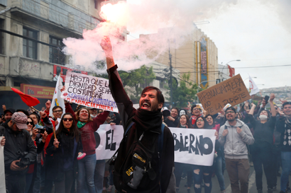 Chilean protestors