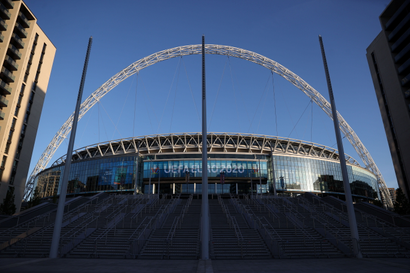 Wembley Stadium, London.