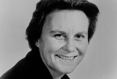 This March 14, 1963 file photo shows Harper Lee, author of the Pulitzer Prize-winning novel, "To kill a Mockingbird." The head of a group for Alabama writers says the new book by Harper Lee will help other state authors. Alabama Writer’s Forum executive director Jeanie Thompson says the attention being given to Lee’s long-awaited second novel reflects on other writers in the state.