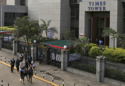 The headquarters of the Kenya Revenue Authority in Nairobi, Kenya.