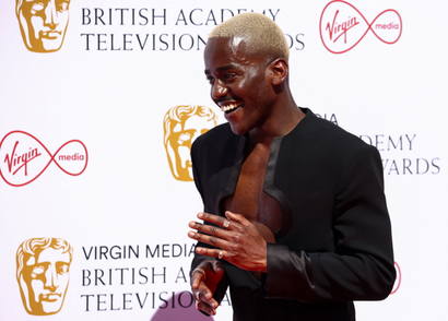 Actor Ncuti Gatwa arrives at the British Academy Television Awards in London, Britain, May 8, 2022.