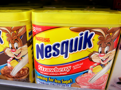 Nestle Nesquik will have soon less sugar.