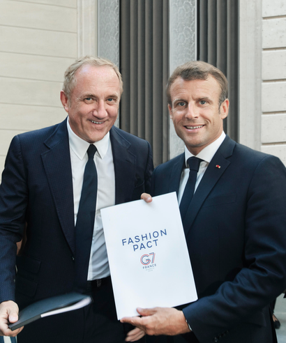 Pinault and Macron hold the fashion pact