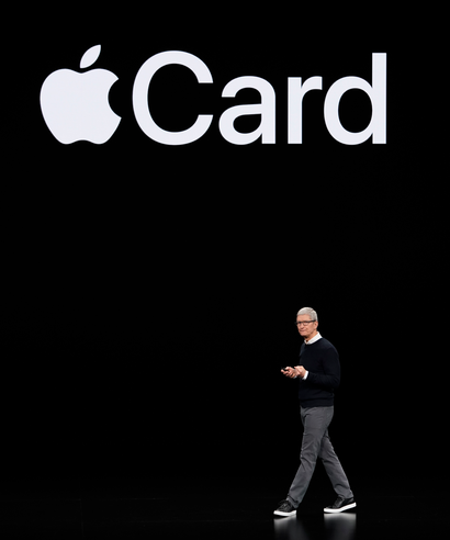 Apple CEO Tim Cook and Apple Card