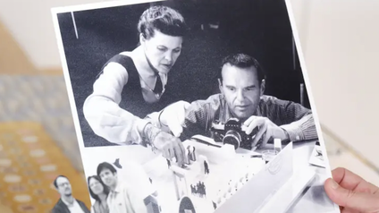 Ray and Charles Eames at work
