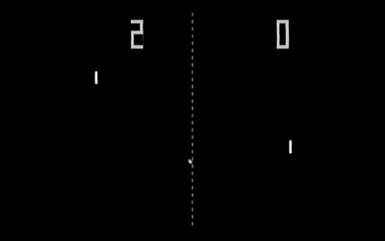 The video game, Pong
