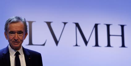 LVMH luxury group Chief Executive Bernard Arnault announces their 2019 results in Paris, France, January 28, 2020.