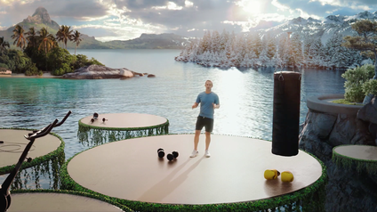 Mark Zuckerberg announcing Facebook's metaverse ambitions