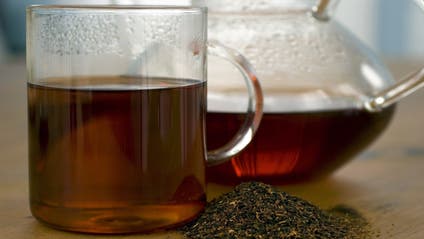 Rooibos tea, shown in this April 16, 2007 photo, is produced in South Africa and has grown in popularity around the world. Though not a true tea, this herbal drink is naturally caffeine free and rich in anti-oxidants.