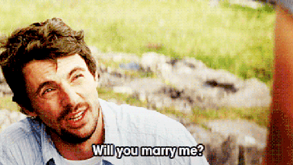 Proposal from the movie "Leap Year."