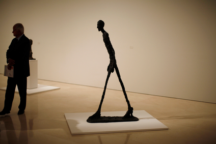 Alberto Giacometti&#039;s sculpture &quot;Walking Man I&quot;