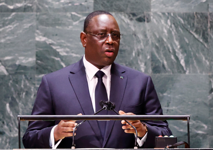 Senegal president Macky Sall at UNGA in 2021