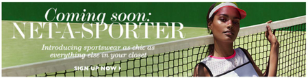 Net-a-Porter launches Net-a-Sporter for athletic wear