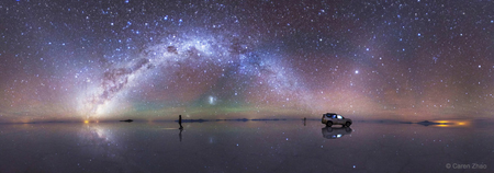 The Salar de Uyuni (Bolivia), as a mirror for the sky