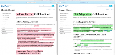 new EPA page