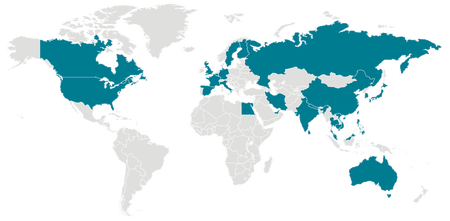 coronavirus infection map