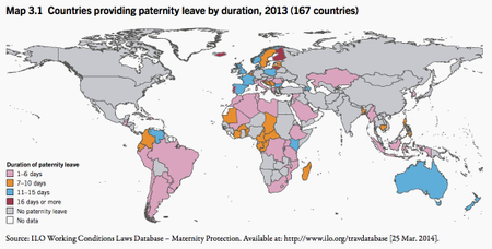 Paternity leave around the world