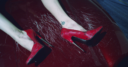 steven klein heels brooklyn museum, the killer heel, high heels