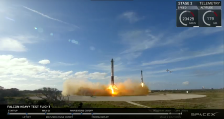 Photos: SpaceX's Falcon Heavy Rocket Launches With Elon Musk's Tesla ...