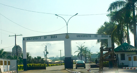 University of Buea in Cameroon&#039;s southwest English speaking region.