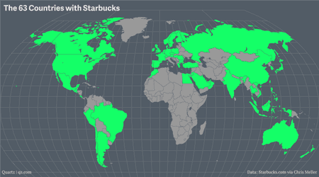 Maps Of Every Starbucks On Earth Quartz