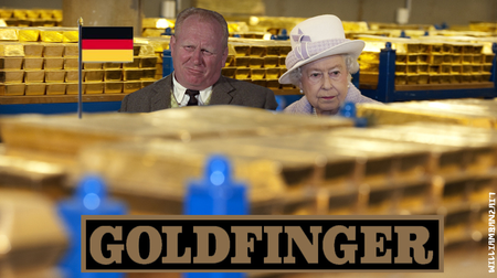 Queen Elizabeth gold meme