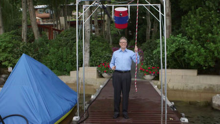 Bill Gates does the Ice Bucket Challenge