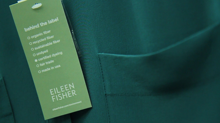 An Eileen Fisher tag