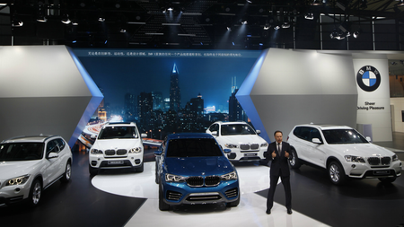 BMW exhibition in Shanghai in 2013.