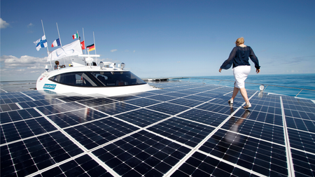 World&#039;s largest solar powered boat