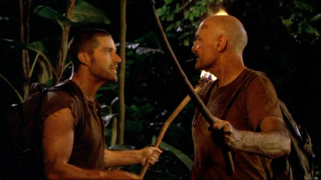 A scene from the season one finale of &#039;LOST&#039;.