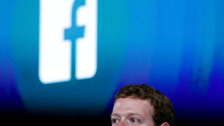 Mark Zuckerberg, Facebook&#039;s co-founder and chief executive introduces &#039;Home&#039; a Facebook app suite that integrates with Android during a Facebook press event in Menlo Park, California, April 4, 2013.