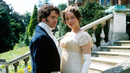 Colin Firth and Jennifer Ehle in the BBC&#039;s adaptation of Jane Austen&#039;s Pride and Prejudice