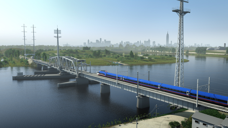 A rendering of the next generation Acela train in New Jersey.