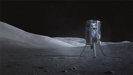 A rendering of SpaceIL&#039;s lunar probe.