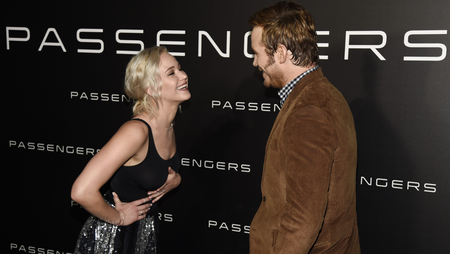 Passengers movie Jennifer Lawrence, Chris Pratt